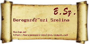 Beregszászi Szelina névjegykártya